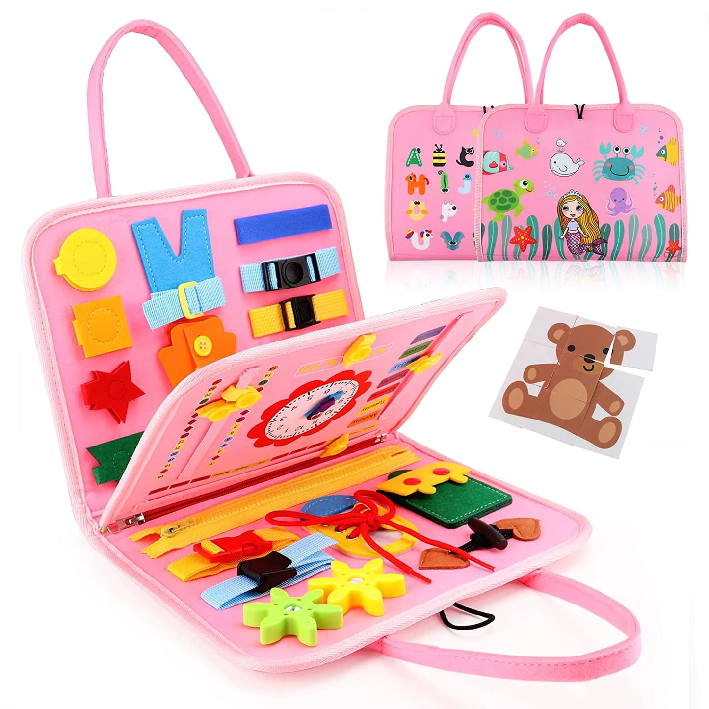 Tuddli Montessori Busy Board for Toddlers