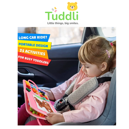 Tuddli Montessori Busy Board for Toddlers