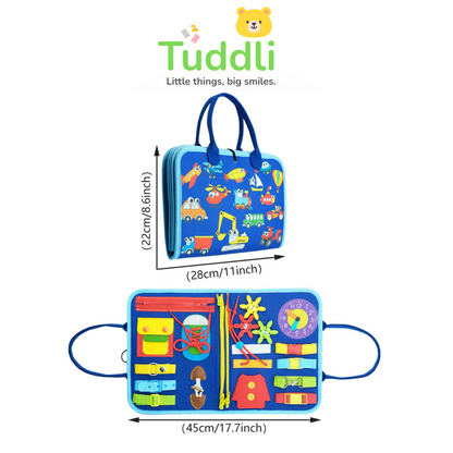 Tuddli Montessori Busy Board for Toddlers
